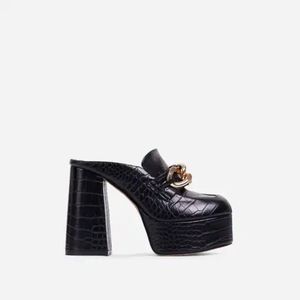Block Heel Mule - Ego Shoes